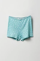 Girls Pointelle Knit Tank & Short 2 Piece Pajama Set