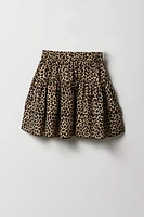 Girls Embroidered T-Shirt & Tiered Skirt 2 Piece Set