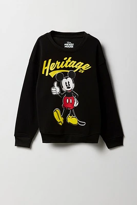 Girls Heritage Mickey Mouse Graphic Sweatshirt