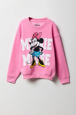 Chandail à imprimé Minnie Mouse pour fille