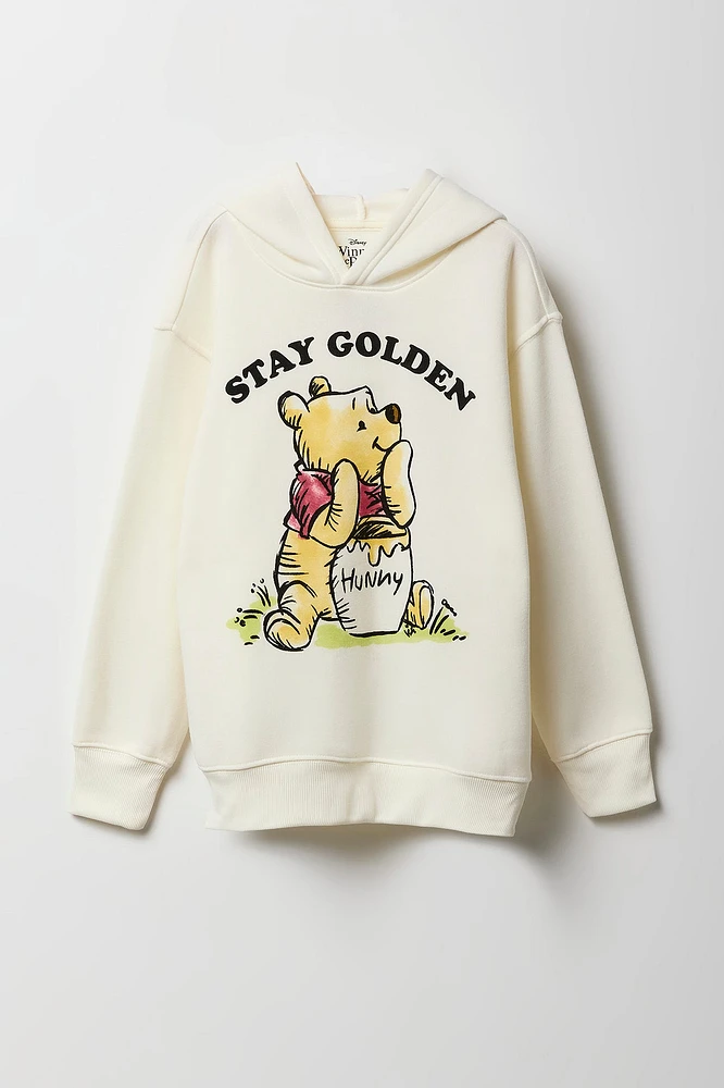 Haut Ã  capuchon avec imprimÃ© Pooh Stay Golden pour fille