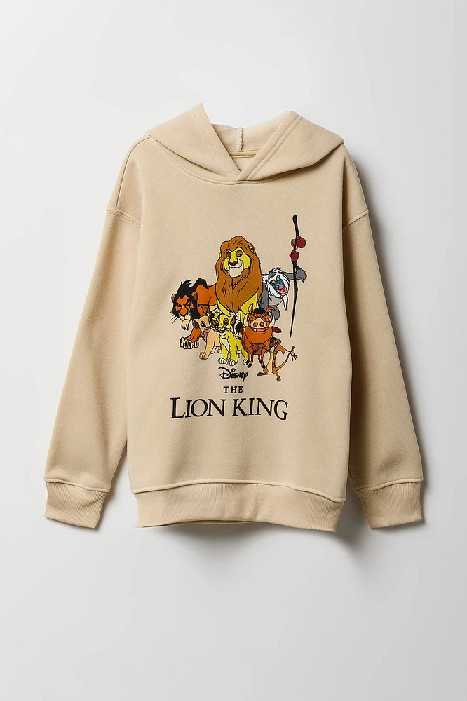 Haut Ã  capuchon avec imprimÃ© Lion King pour fille