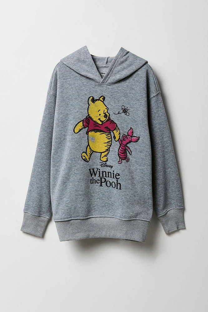 Haut à capuchon avec imprimé Winnie The Pooh pour fille