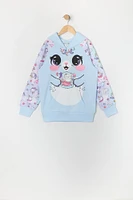 Girls Caticorn Character Hoodie