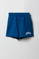 Short en molleton à imprimé City pour fille