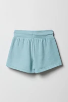 Girls Active Graphic Fleece Short