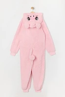 Combinaison en peluche Cochon 3D pour jeune