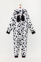 Combinaison en peluche Dalmatien 3D pour jeune