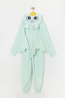 Combinaison en peluche Hibou 3D pour jeune