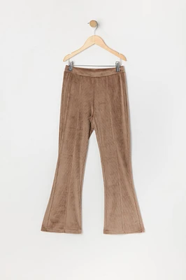 Pantalon à jambe évasée en velours côtelé pour fille