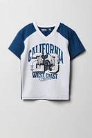 T-shirt Active à imprimé contrastant pour fille
