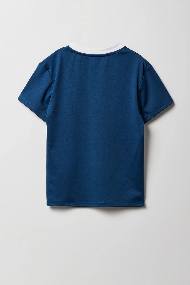 T-shirt Active à imprimé contrastant pour fille