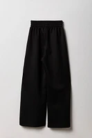Pantalon Active à jambe large avec rayures latérales pour fille