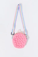 Girls Poppable Cupcake Crossbody Purse