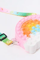 Girls Poppable Rainbow Crossbody Purse