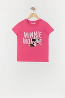 T-shirt à imprimé Minnie Mouse pour fille