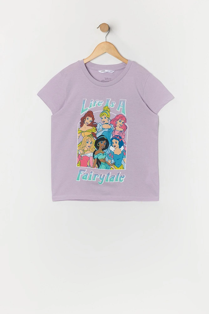 T-shirt à imprimé Disney Princesses pour fille