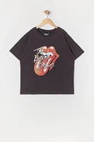 T-shirt à imprimé Rolling Stones pour fille