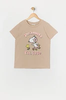 T-shirt à imprimé Peanuts Est 1950 pour fille