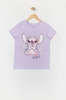 T-shirt à imprimé Angel pour fille