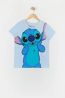 T-shirt Ã  imprimÃ© Stitch pour fille