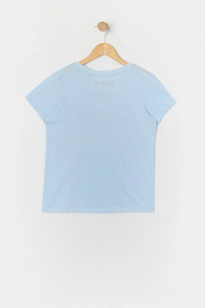 Girls Stitch Graphic T-Shirt