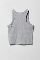 Girls Graphic Ribbed Tank