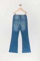 Girls High Rise Flare Jean