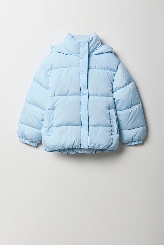 Girls Hooded Puffer Jacket