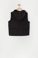 Girls Hooded Puffer Vest