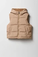 Veste bouffante doublÃ©e de Sherpa pour fille