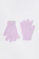 Ensemble cache-oreilles et gants pelucheux pour filles (ensemble de 3)