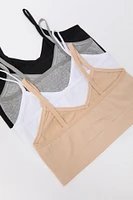 Bralette sans couture pour fille (Paquet de 4