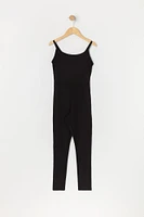 Girls Active Scoop Neck Jumpsuit