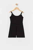 Girls Active Scoop Neck Romper