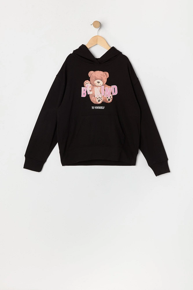 Girls Graphic Fleece Hoodie