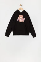 Girls Graphic Fleece Hoodie