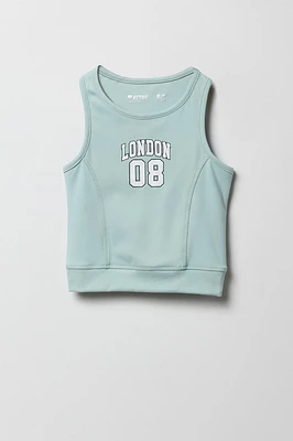 Girls Active Graphic Tank