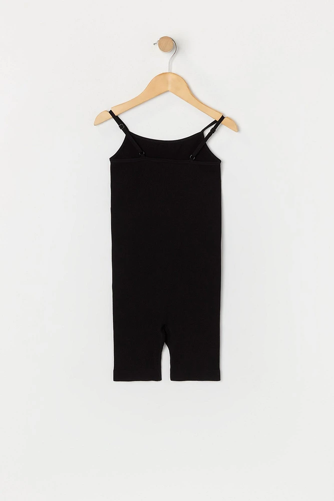 Girls Active Seamless Ribbed Romper