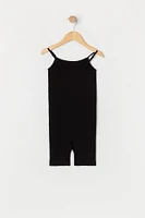 Girls Active Seamless Ribbed Romper