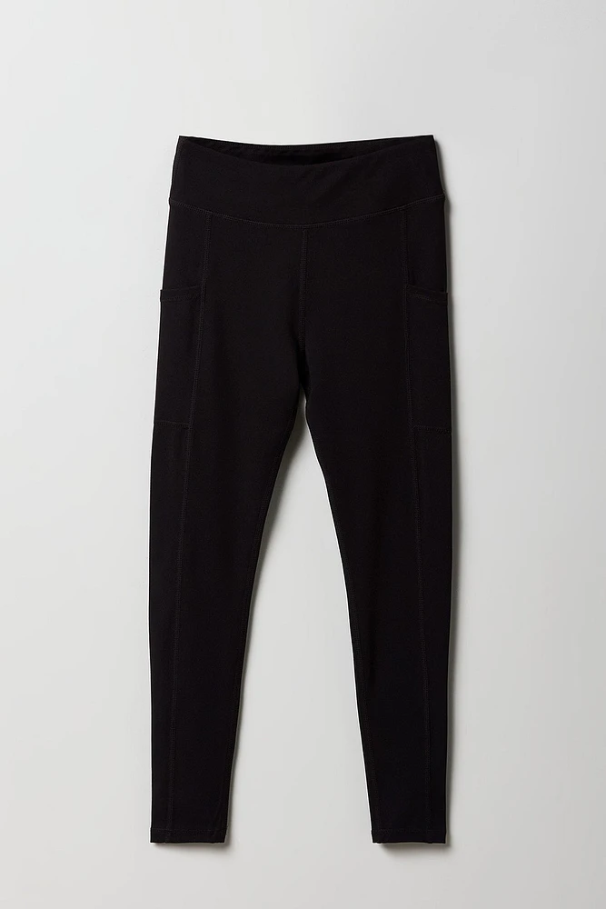Legging Active doux avec poches latérales pour fille