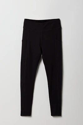 Legging Active doux avec poches latérales pour fille