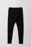 Girls Active Soft Side Pocket Legging