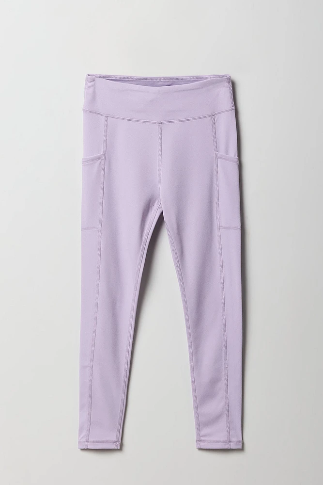 Legging Active doux avec poches latérales pour fille