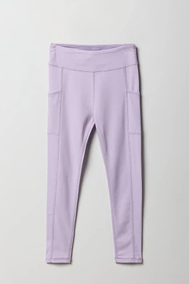 Legging Active doux avec poches latérales pour fille