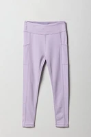 Legging Active doux avec poches latérales pour fille