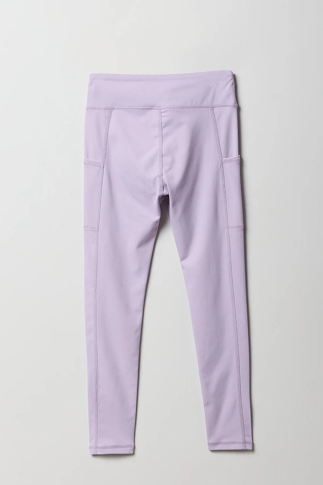 Legging Active doux avec poches latérales pour fille