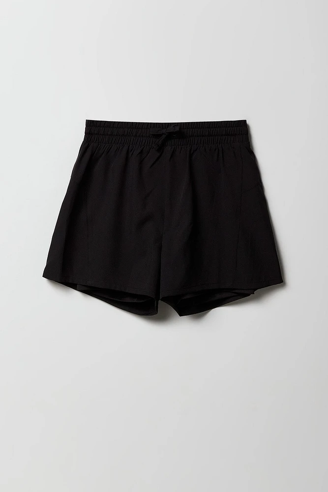 Short Active à taille coulissante pour fille