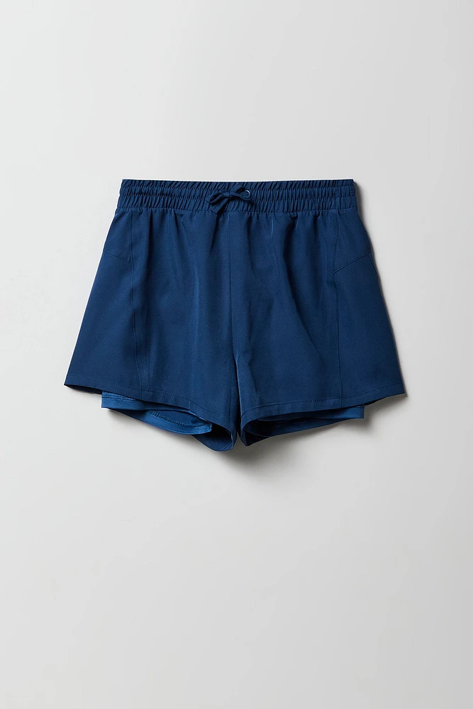 Short Active à taille coulissante pour fille