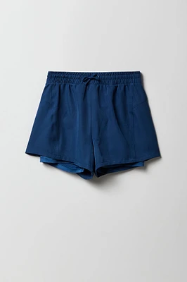 Short Active à taille coulissante pour fille